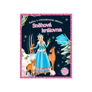 Dětská kniha s vyškrabovacími obrázky (Sněhová královna)