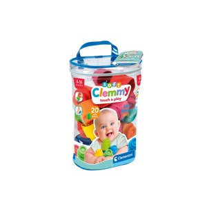Clementoni Dětská plastová hračka Clemmy (stavebnice 20 kusů)