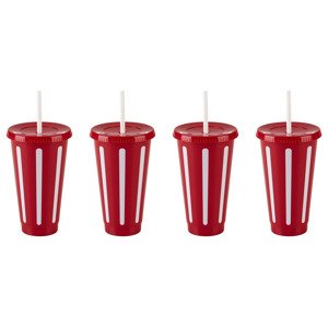 Livarno home Sada kelímků, 4dílná / Sada kbelíků na popcorn 2dílná / 4dílná (sada kelímků, 4dílná)
