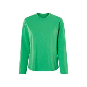 esmara® Dámské triko s dlouhými rukávy (S(36/38), zelená)