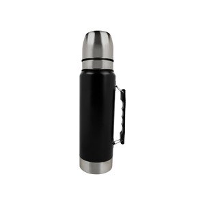 Livarno home Termoska z nerezové oceli, 1 l (černá)