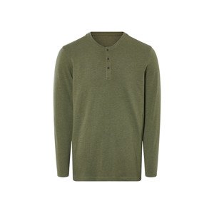 Livergy® Pánské triko s dlouhými rukávy (zelená, S (44/46))