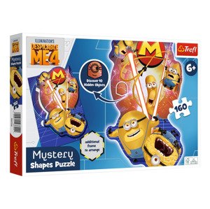 Trefl Puzzle Mystery Shapes, 160 dílků (Mimoni)