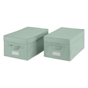 Livarno home Úložný box / Organizér do zásuvky (úložný box, 2 kusy / zelená)