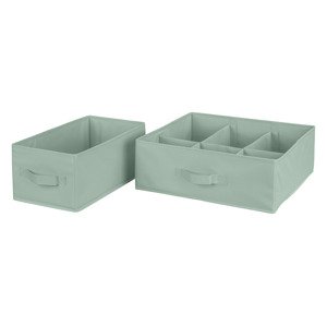 Livarno home Úložný box / Organizér do zásuvky (úložný box do zásuvky / zelená)