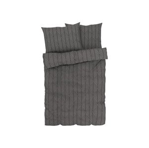 Livarno home Ložní povlečení Renforcé, 200 x 220 cm, 70 x 90 cm (vzor/šedá)