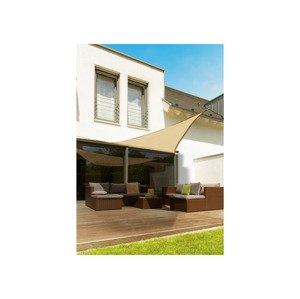 Livarno home Ochranná plachta proti slunci (trojúhelníková, béžová)