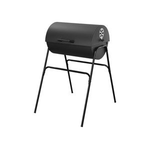 Grillmeister Sudový gril na dřevěné uhlí Kansas