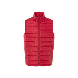 Livergy® Pánská prošívaná vesta (červená, Xl(56/58))