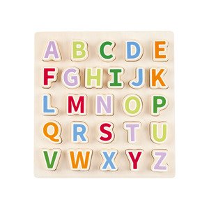 Playtive Dřevěné puzzle (puzzle s písmeny)