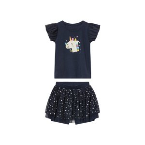 lupilu® Dívčí souprava, 2dílná (navy modrá, 110/116)
