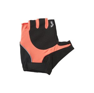 Crivit Dámské / Pánské cyklistické rukavice (černá/korálová, 10)