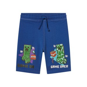 Chlapecké kraťasy Minecraft (modrá, 146/152)
