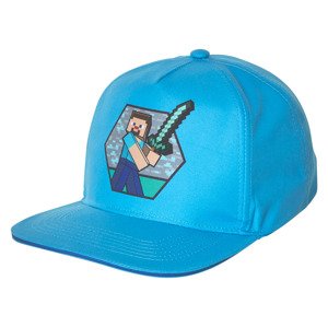 Chlapecký klobouk / kšiltovka Minecraft (kšiltovka modrá, one size)