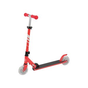 Playtive Dětská koloběžka / trojkoloběžka s LED kolečky (červená koloběžka)