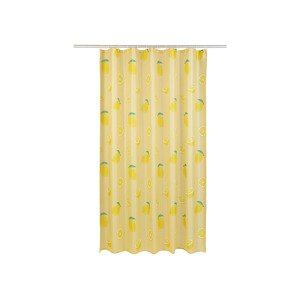 Livarno home Sprchový závěs, 180 x 200 cm (citron)