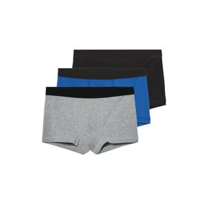 pepperts!® Chlapecké boxerky s BIO bavlnou, 3 kusy (černá/modrá/šedá, 146/152)