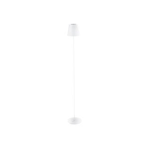 Livarno home Aku stojací LED lampa s USB a dotykovým stmívačem (bílá)