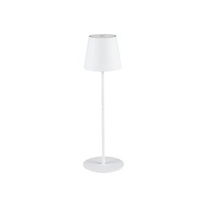 Livarno home Aku stolní LED lampa s USB a dotykovým stmívačem (bílá)