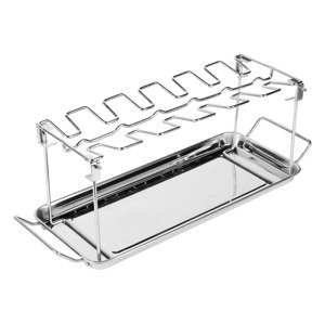 Grillmeister Grilovací pánev / Grilovací deska / Marinovací mísa (držák kuřecích stehen)