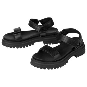 esmara® Dámské sandály na platformě (černá, 36)
