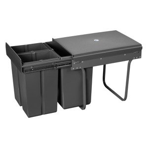 Livarno home Vestavný odpadkový koš, 40 l / 38 l (2 x 9 / 1 x 20 litrů)