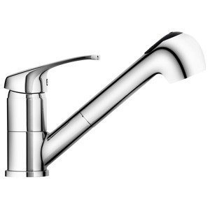 Livarno home Páková kuchyňská baterie s výsuvnou sprchou (chrom)