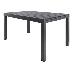 Livarno home Hliníkový rozkládací stůl Miami, 140–200 x 90 cm, antracitová