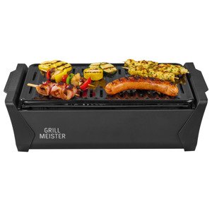 Grillmeister Gril na dřevěné uhlí s aktivní ventilací Kansas AG 2.0 A1