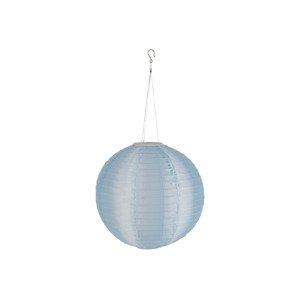 Livarno home Světelný LED řetěz XXL / Závěsné solární LED světlo (lampion, modrá)