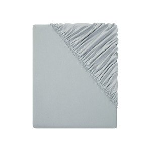 Livarno home Žerzejové napínací prostěradlo Modal, 180-200 x 200 cm (modrá)