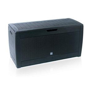 Prosperplast Box na polstry »Rato«, v ratanovém provedení (radu, antracitová, 1,19 x 0,6 x 0,48 m)
