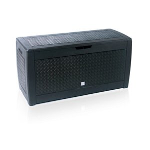 Prosperplast Box na polstry »Rato«, v ratanovém provedení (Matuba, antracitová, 1,19 x 0,6 x 0,48 m)