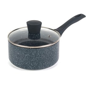 Russell Hobbs Hliníkový hrnec / Rendlík / Pánev / Pánev WOK Nightfall Collection Blue Marble (rendlík, 18 cm)