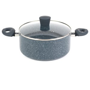 Russell Hobbs Hliníkový hrnec / Rendlík / Pánev / Pánev WOK Nightfall Collection Blue Marble (hrnec, 24 cm)