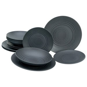 Creatable Jídelní servis Lava Stone, 12dílná sada