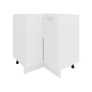 VCM Skříňka / Čelní panel Esilo, v moderním stylu (Rohová skříň, bílá/bílá, 1 Tür)