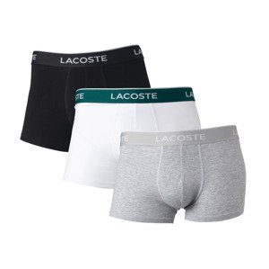 Lacoste Pánské boxerky, 3 kusy (L, šedá)
