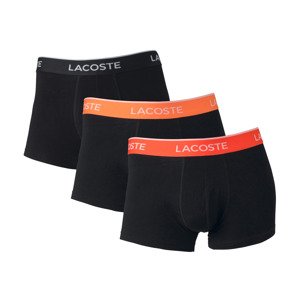 Lacoste Pánské boxerky, 3 kusy (černá/oranžová/červená, M)