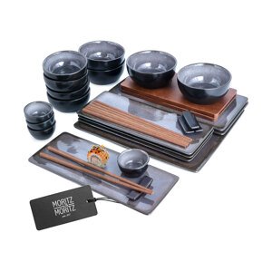 Moritz und Moritz Sada na sushi, 29dílná (antracitová)