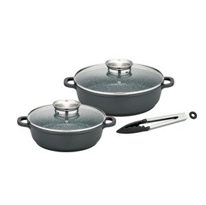 GSW Sada pánví Gourmet Granit 5 ks s aroma poklicí