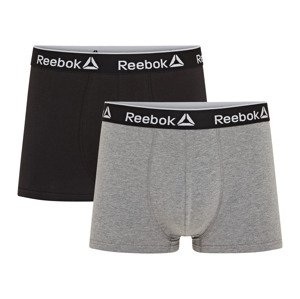 Reebok Pánské boxerky, 2 kusy (černá/šedá, 5/M)