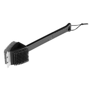 Grillmeister Kartáč na gril / houbový kartáč na gril (kartáč na grilování (dlouhá rukojeť))
