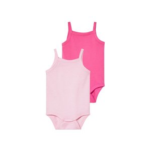 lupilu® Dívčí body, 2 kusy (růžová, 62/68)