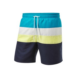 Crivit Pánské koupací kraťasy XXL (modrá/žlutá/bílá, 10/4Xl)