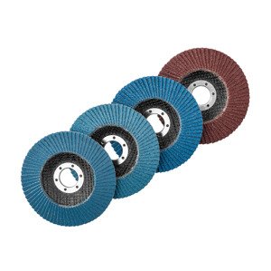 Parkside® Sada brusných kotoučů Pwszsp 1, Ø 115 mm (vějířové brusné kotouče, 4dílná sada)