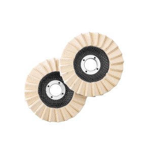 Parkside® Sada brusných kotoučů Pwszsp 1, Ø 115 mm (lešticí kotouč z plsti, 2dílná sada)