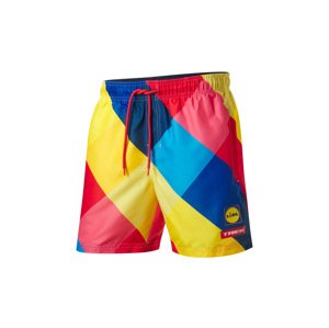 Crivit Pánské koupací kraťasy Lidl-Trek (modrá/žlutá/červená, L (52/54))