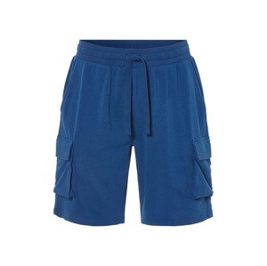 Livergy® Pánské teplákové cargo bermudy (modrá, XL (56/58))