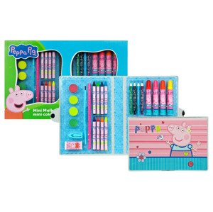 Sada kufříku na malování, 34dílná (Prasátko Peppa)